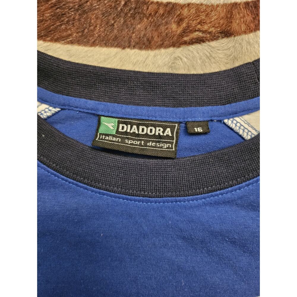Diadora Size Small Blue Israeli Soccer Jersey #8 - Picture 3 of 5